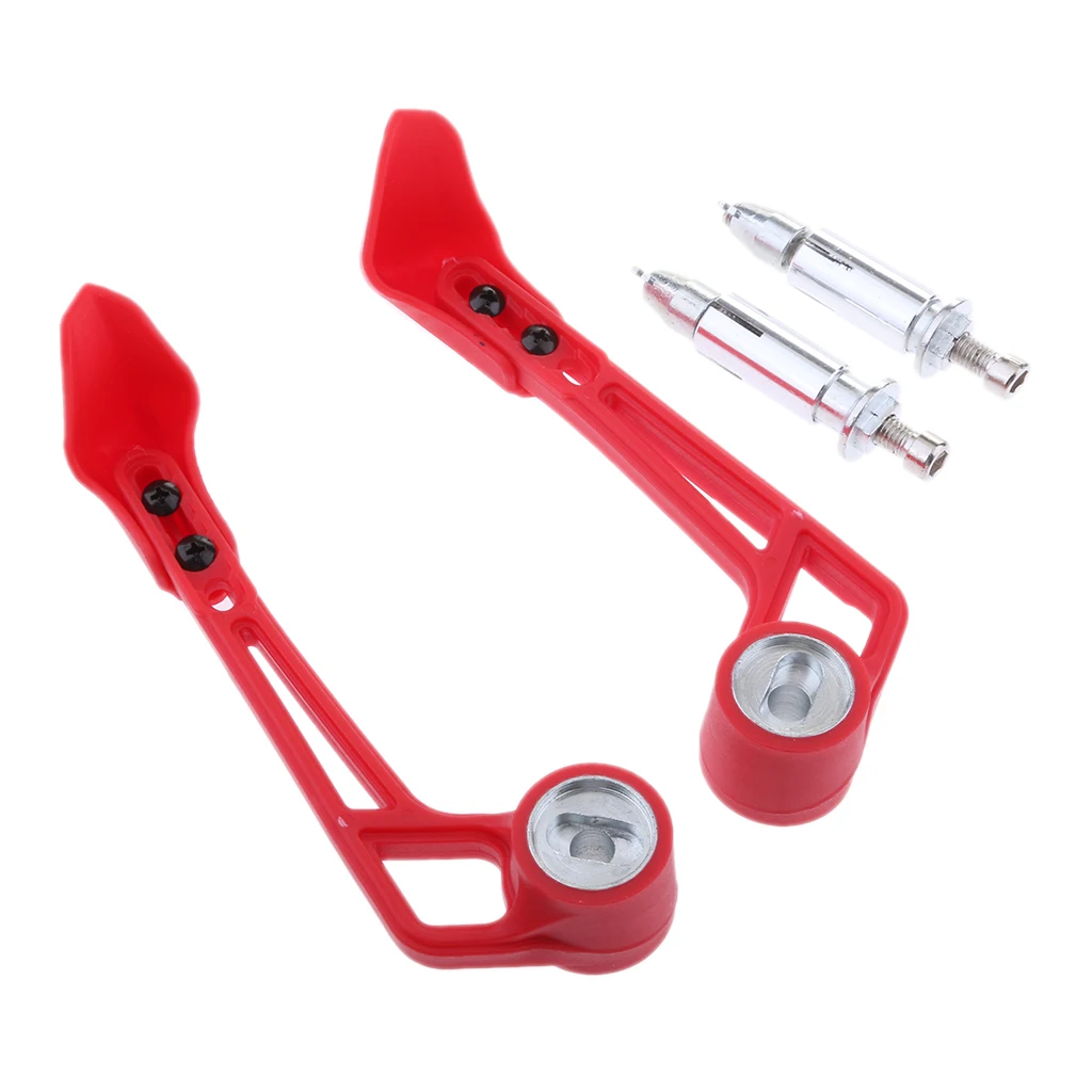 ATV Dirt Bike Hand Guards Protector Motorcycle Handlebar Handguard Red