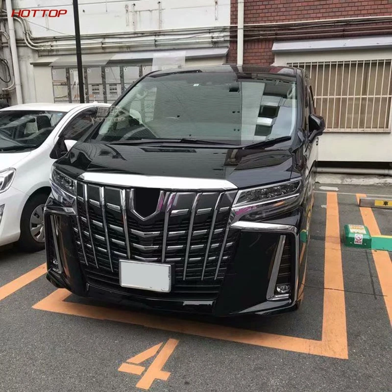 Внешние аксессуары для Toyota Alphard Ah30 Sport Edition из нержавеющей стали Передняя головка Нижняя решетка воздухозаборника отделка