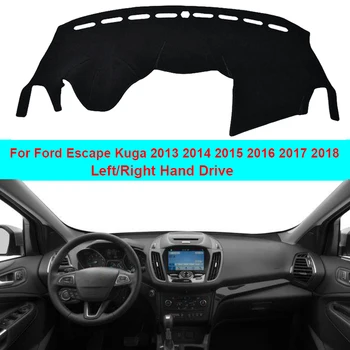 

2 Layers Car Auto Inner Dashboard Cover Dash Mat Carpet Cushion Cape For Ford Escape Kuga 2013 2014 2015 2016 2017 2018 LHD RHD
