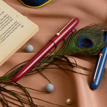 

Creative Retro Color Fountain Pen Set Iridium Nib Black Ink Pen Student Writing Pen Replaceable Ink Sac EF