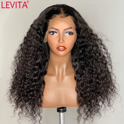 Brazilian Deep Wave Frontal Wig Closure Wig Human Hair Wigs Deep Curly 30 Inch Lace Front Human Hair Wigs For Women Human Hair