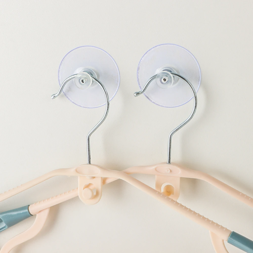 M4/M5 30/40/50mm Hanging Sucker Cup Hook 5Pcs