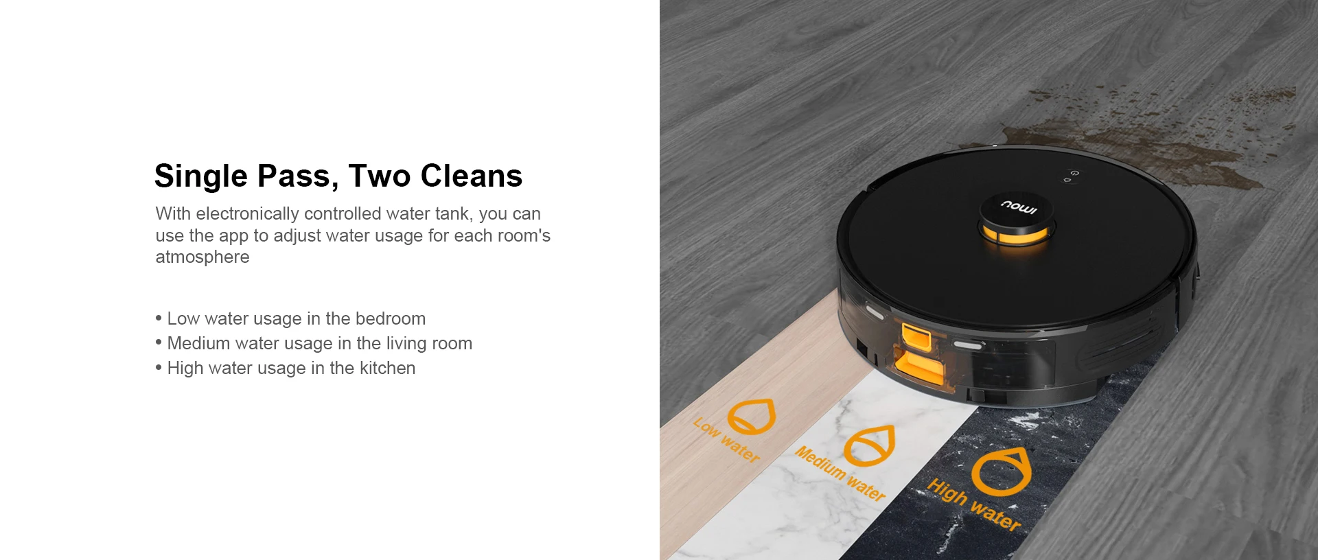 Imou Intelligent Robotic Self-empty Vacuum Cleaner Robot Sweeper Aspirador Friegasuelos Home Appliance Fast Shipping