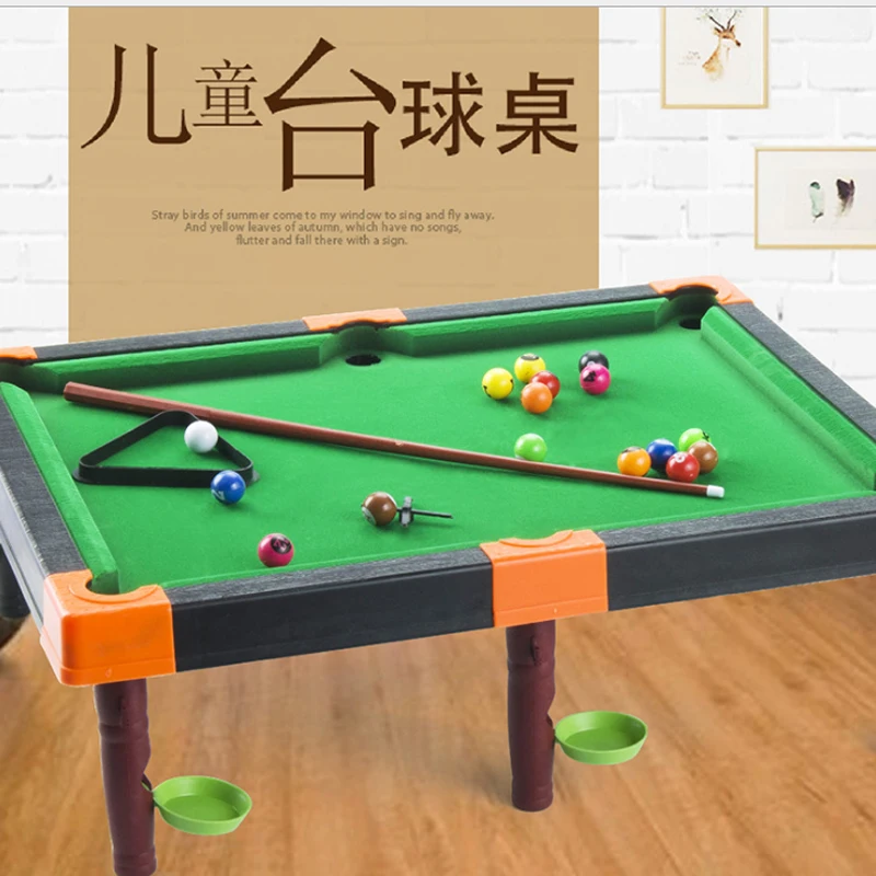 high quality Children's entertainment toys table table billiard party interactive toys simulation billiard gifts