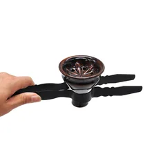 Многофункциональные металлические черные кальянные щипцы для углей Chicha Shishia аксессуары для кальяна креативные угольные пинцеты Kaloud аксессуары