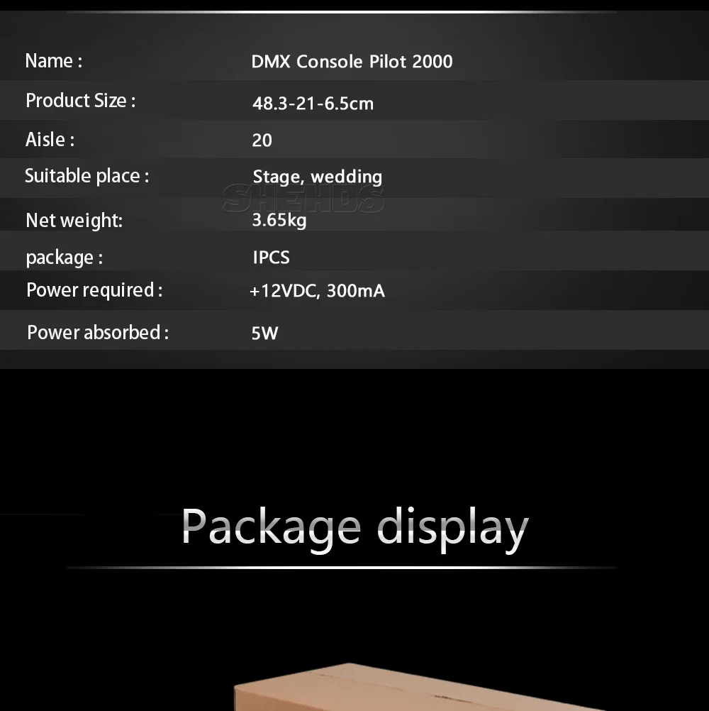 SHEHDS DMX консоль Пилот 2000 512 регулятор каналов сценический эффект светильник ing оборудование 3 штифта для Светодиодный светильник с движущейся головкой