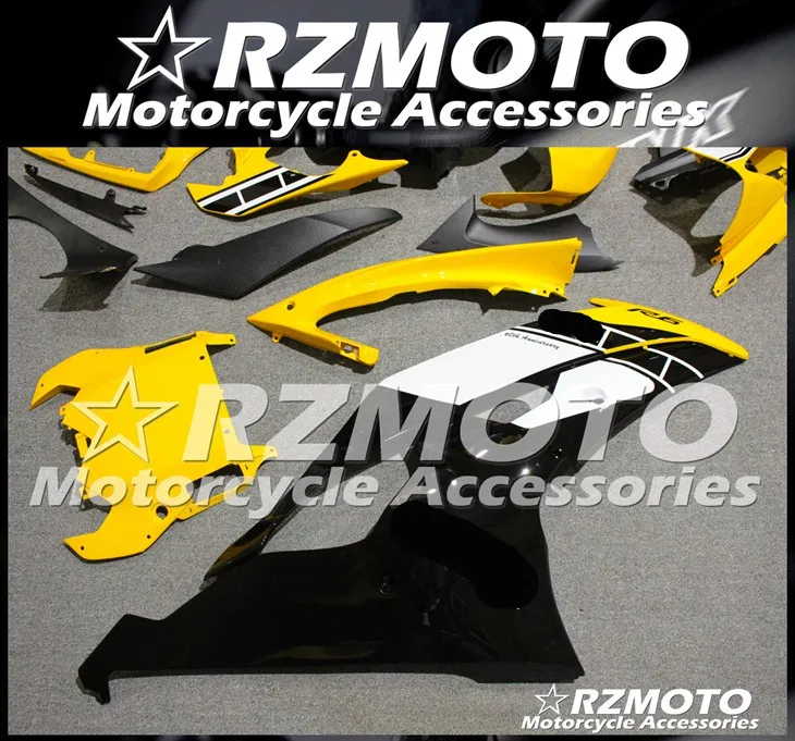 ABS мотоцикл обтекатель комплект для YAMAHA YZF R6 2008- год кузов литьевая форма Магазин № 1758