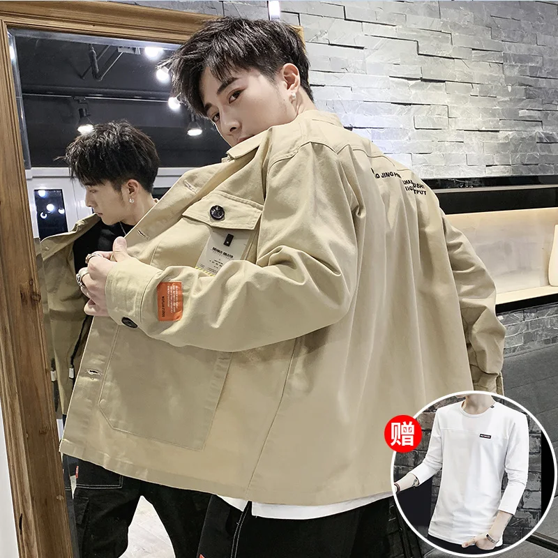 Белая мужская мотоциклетная куртка, осенняя мужская одежда, Campera Hombre Invierno Coupe Vent Homme, уличная одежда, новинка, GG50dy - Цвет: 24