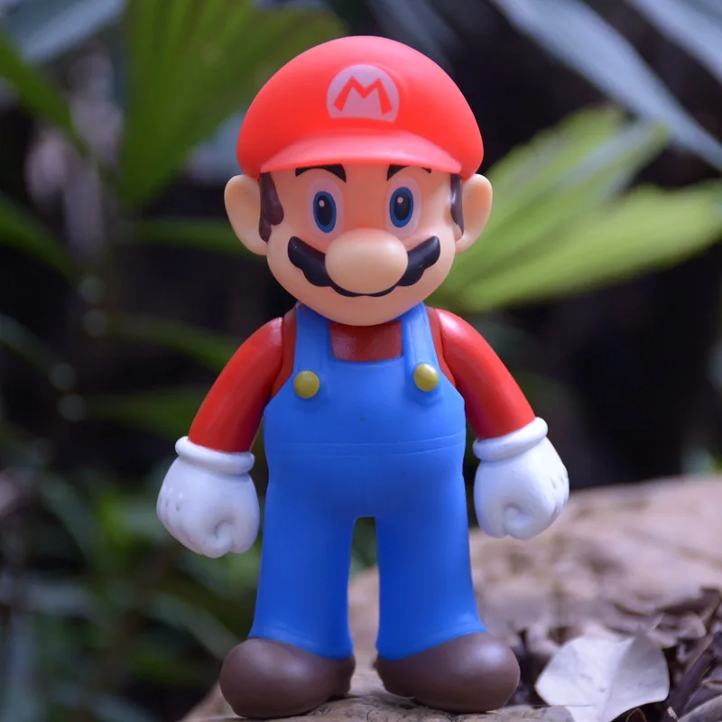 Новые Фигурки "Супер Марио" игрушки Super Mario Bros Bowser Luigi Koopa Yoshi Mario Maker Odyssey ПВХ фигурка модель куклы игрушки - Цвет: C
