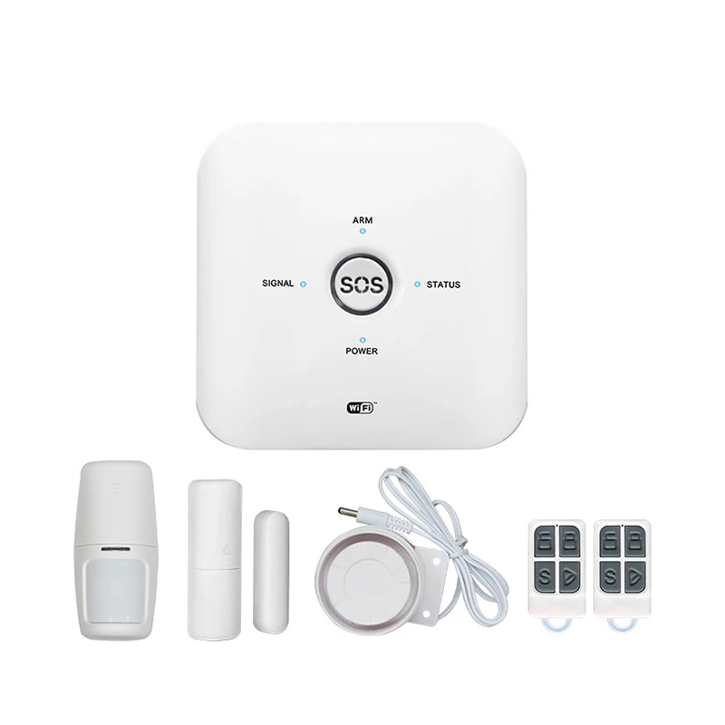 Tuya Smart Life WiFi GSM домашняя сигнализация работает с Alexa Google home IFTTT, Новое поступление, умная охранная сигнализация