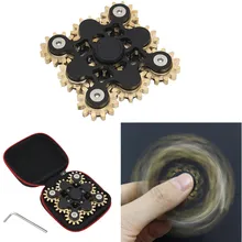 Металл с вращающимися деталями~ ручные спинны шестерни Спиннер-Спиннер~ антистресс пальчиковая игра ручной Спиннер игрушки для взрослых и детей