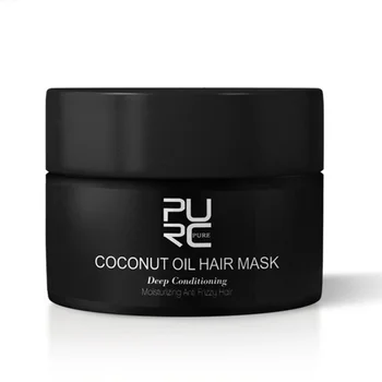 

PURC Coconut Oil Hair Mask 50ml Repairs Damage Restore Soft All Hair Types Keratin Hair & Scalp Hair Treatment