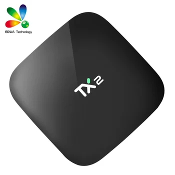 

TX2 R2 20pcs TX2 R1 Rockchip RK3229 Android 7.1 TV BOX Support H.265 4K 60tps H.265 2.4GHz WiFi BT2.1 Media Player IPTV Box