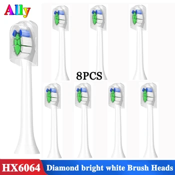 

jitong For Philips Sonicare W2 Optimal White Replacement Brush Heads Diamond Clean White ProResults Electric toothbrush Heads