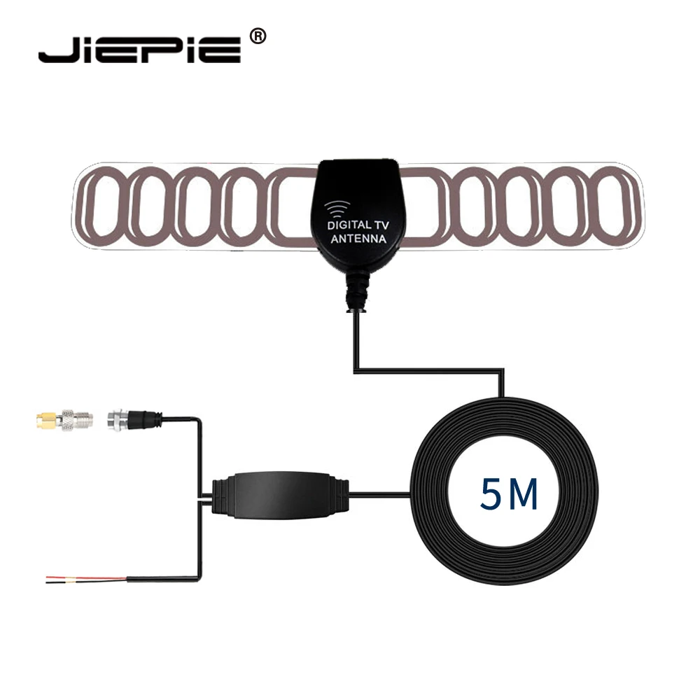 

Car Digital TV Antenna Active Antenna Built-in 20dB Car DVB Antenna Car DVB receiver antenna with F/SMA Connector Amplifier 5M