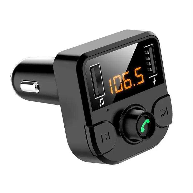 Автомобильный Bluetooth fm-передатчик Bluetooth Hands-free FM модулятор mp3-плеер автомобильный комплект с 3.1A Быстрая зарядка двойной USB Автомобильное зарядное устройство