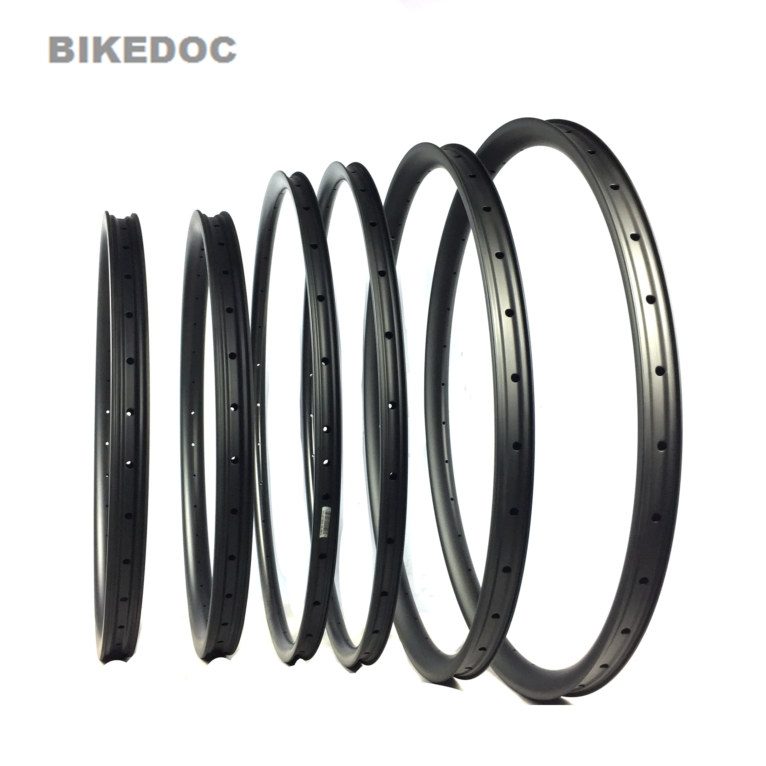 Bikedoc Full Carbon Fiber Wheel Rims Oem Light Offset Bicicleta Aro Mtb