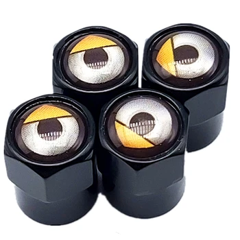 

black color Car Wheel Tire Valves Tyre Stem Air Caps Case for SMART fortwo FORSPEED FORFOUR ROADSTER FORSTARS