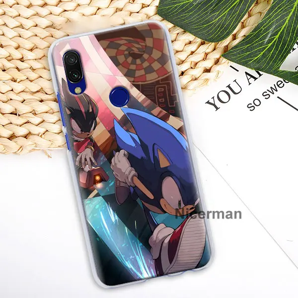 H12 Чехлы для телефонов серии Sonic the Hedgehog для Redmi Note 6 7 8 Pro Redmi K20 Pro 5 6 7 6A 7A 8A Y3 S2 GO 8T Твердый Чехол - Цвет: H12