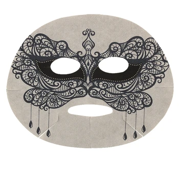 

50pcs/lot DIY Print Natural Cotton Spa Skin Care Precut Gauze Face Mask Paper Pre-cut Facial Paper Sheet Facial Masks