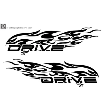 

1Pc Driver letter Totem Auto Sticker Car Body Racing Side Door Long Stripe Stickers Auto Vinyl Decal Totems Car Decal