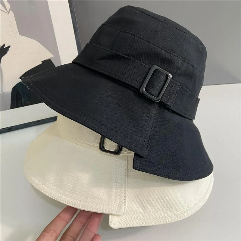 Bucket Hats Women Couple Simple Retro Basic Travel Friend Chic Ins Autumn All-match Fisherman Minimalist Ulzzang Student Elegant best bucket hats