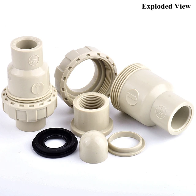 20 ~ 63 Mm Pph Ellenőrző Szelepcsatorna -Cső Leeresztése Egyirányú Nem Visszatérő Fedél Szelep Általános Kerti Öntözés Vízcső Csatlakozó - Image 5