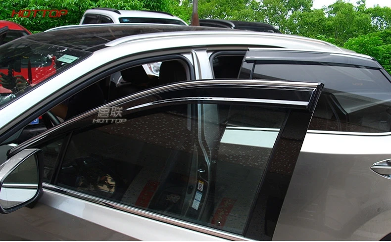 Прозрачный Пластиковый оконный козырек вентиляционные шторы Защита от солнца и дождя для LEXUS RX300 200t RX450h