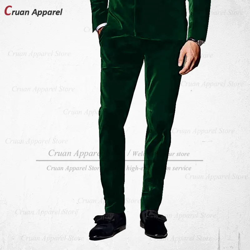 Mens Suit Pants Slim Fit Wedding Formal