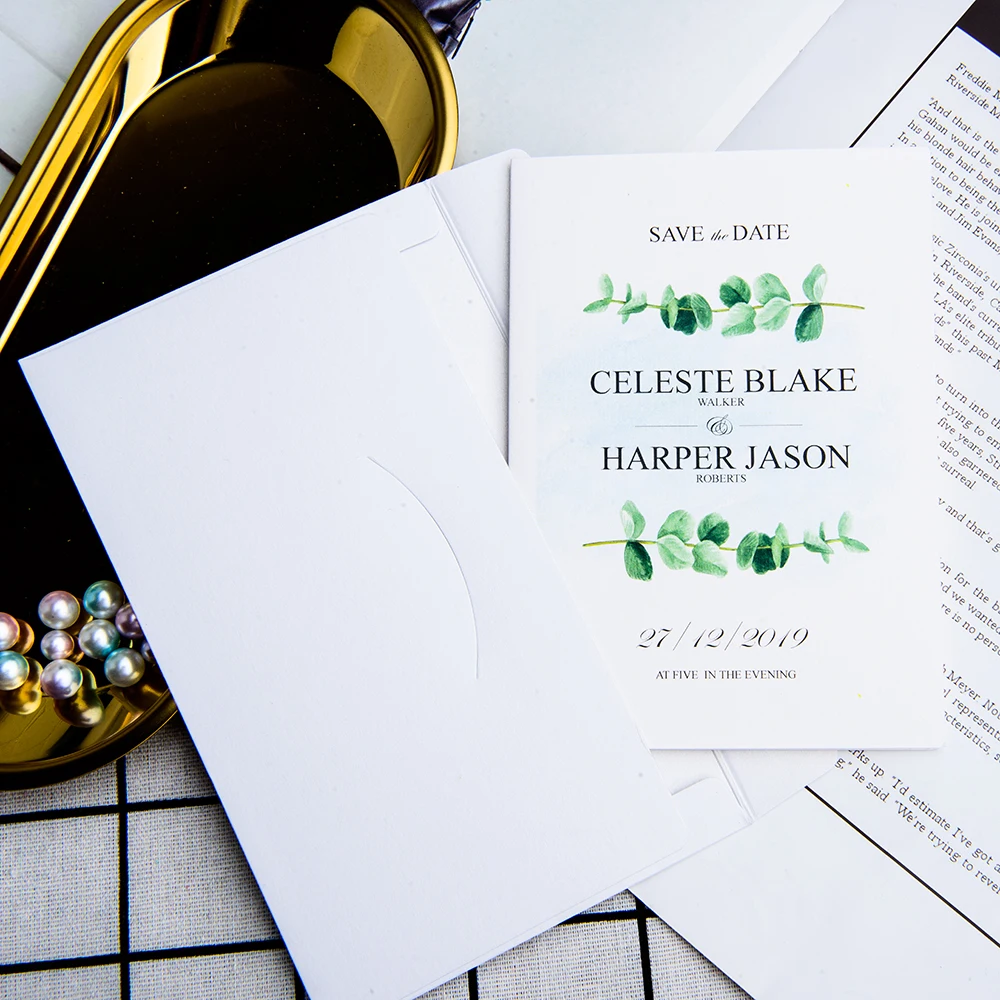  c27-Wedding Invitation Card Customized Invitation Card High-end Paper Card Table Arrangement Card s - 4.00003E+12