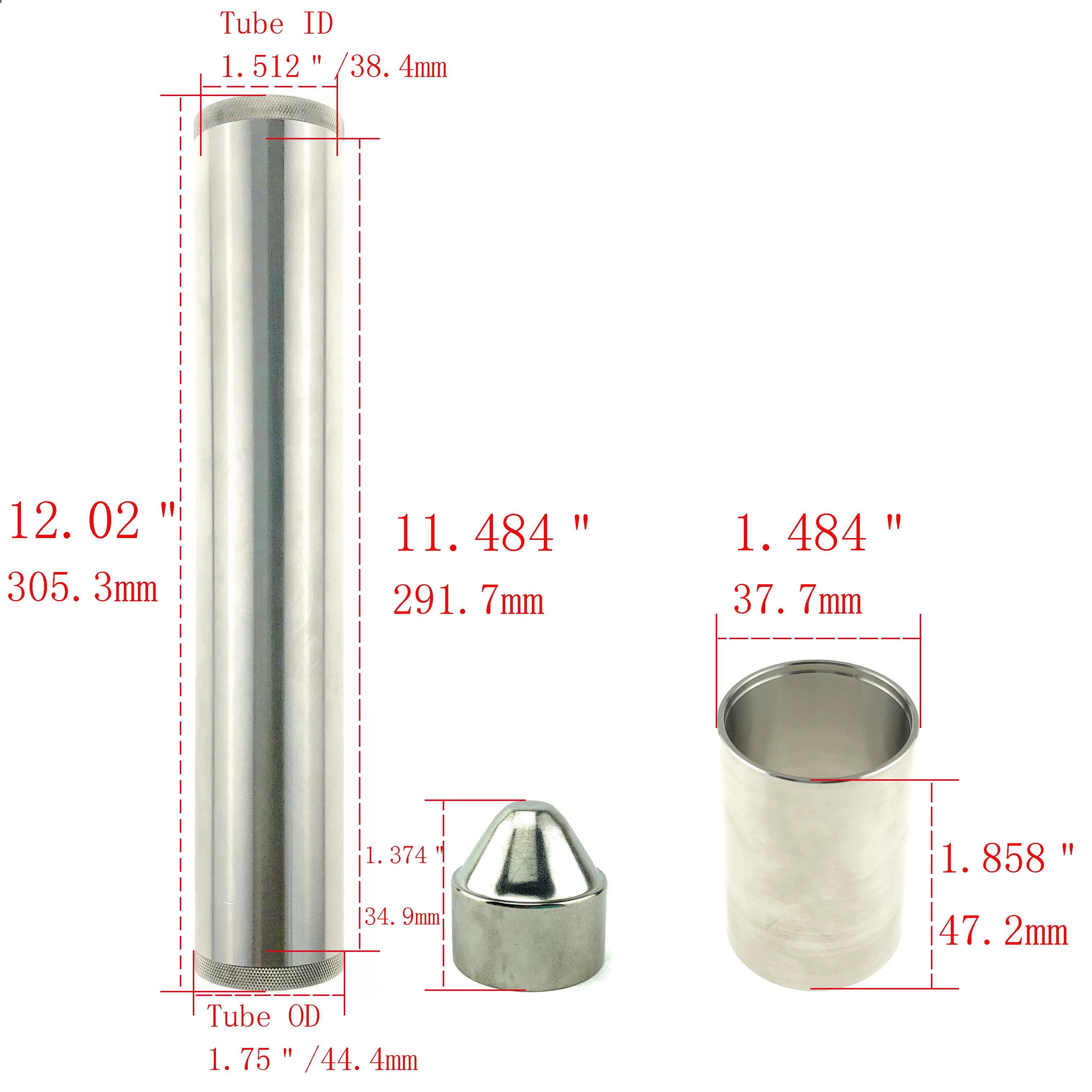 L 12 304 Stainless Steel Solvent Trap for Napa 4003 Wix 24003 Fuel Filter 1/2-28 5/8-24 ID 1.5 OD 1.75 Automobile  Fuel Catch