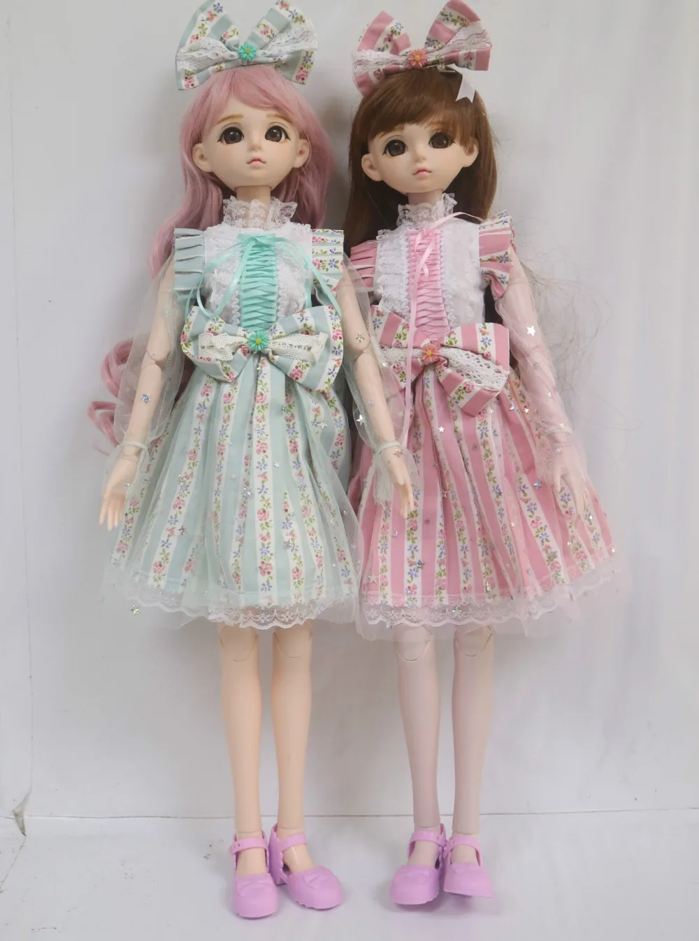 56 см Женский Пластиковый совместный подвижный кукла 1/3 пластиковая кукла с платьем