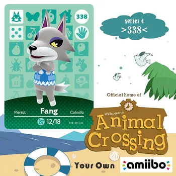 

338 Fang Animal Crossing Card Switch Amiibo Card Fang Rv Welcome Amiibo Villager New Horizons Amiibo Card Gift Cross Cards