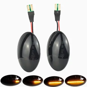 

2PCS Side Marker Indicator Dynamic Blinker Flowing LED Turn Signal Lights For Ford Transit Tourneo MK6 MK7 2000-2014