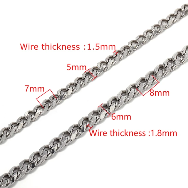 Stainless Steel Chain Jewelry Making Wholesale - 2meters/1meter Stainless  Steel - Aliexpress