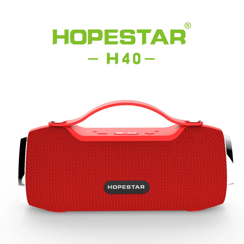 HOPESTAR H40 портативная уличная Водонепроницаемая bluetooth колонка 3D стерео сабвуфер mp3
