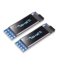 0. módulo oled de 91 polegadas 0.91 "branco/azul oled 128x32 oled lcd display led módulo 0.91" iic se comunicar para arduino
