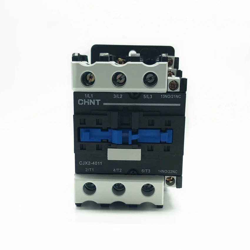 

CHINT AC Контактор CJX2-4011 1NO + 1NC 40A 50 Гц катушки Напряжение AC220V 380V 110V 36V 48V 24V