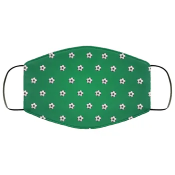 

Football Printed Breathable Facemask Anti-dust Ear Loop Face Filter Cover Mouth Face Masks Shields Mondkapje Masque Maskers