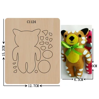 

New Bear Wooden die Scrapbooking C-1124 Cutting Dies Multiple sizes