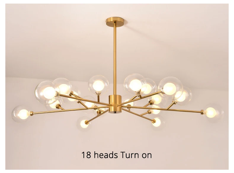 globe chandelier Modern Living LED Chandelier Gold Stylish Tree Branch Lamp Dining Room Restaurant Home Indoor Lighting Decor Ceiling Chandeliers chandeliers