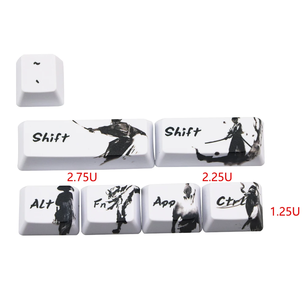 Perfil do Oem do Keycap Pbt da Tintura-subbed para Chaves Annie Poker Gk61 Gk64 Dz60 Teclado Cavaleiro Errant Keycaps Gh60 Rk61 - Alt61 - Imagem 6