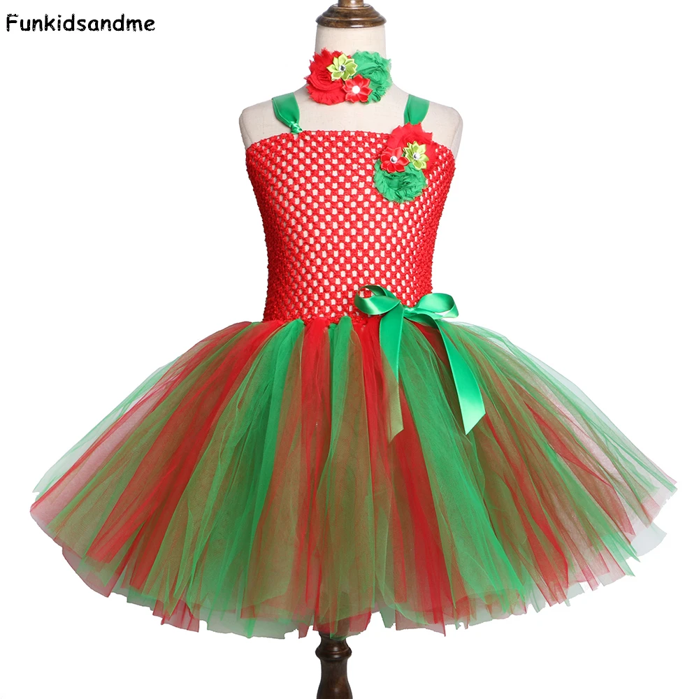 girls christmas tutu dress