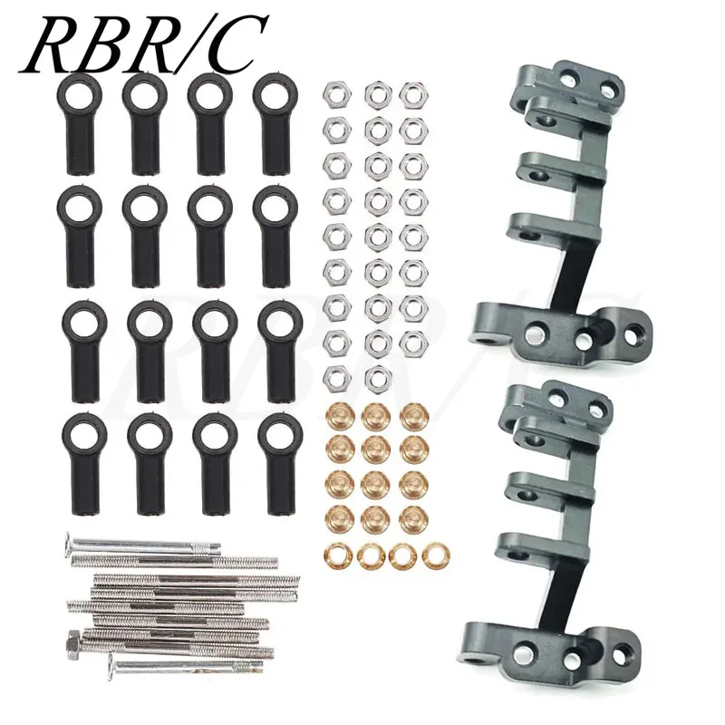 

RBR/C WPL 1/16 C14 C24 C34 Off-Road RC Remote Control Car Linkage Set With Refit Traction Link Base DIY Accessories Parts R025-A