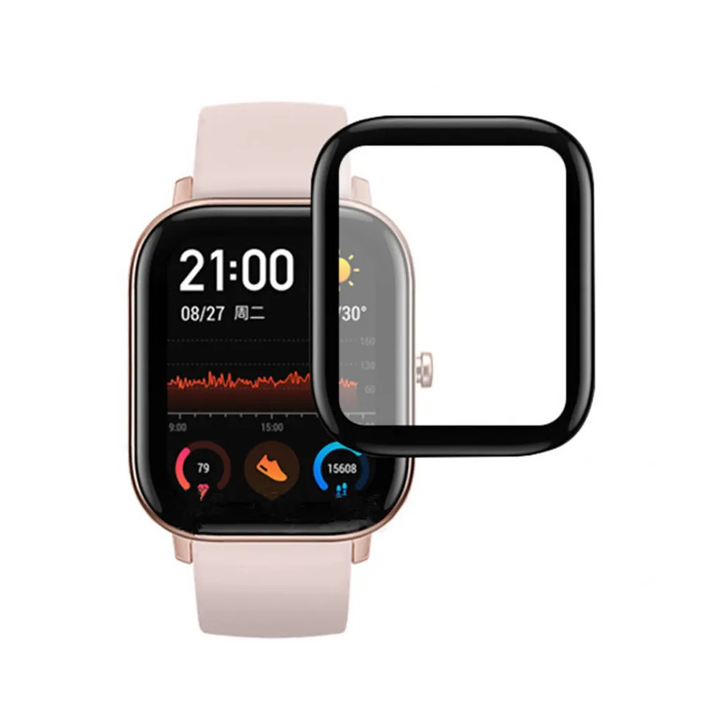 Для смарт-браслета AMAZFIT GTS Smart Watch 1/2/3 ПК прозрачные ультра пленка из закаленного ПЭТ Экран Защитная пленка для смарт-часов