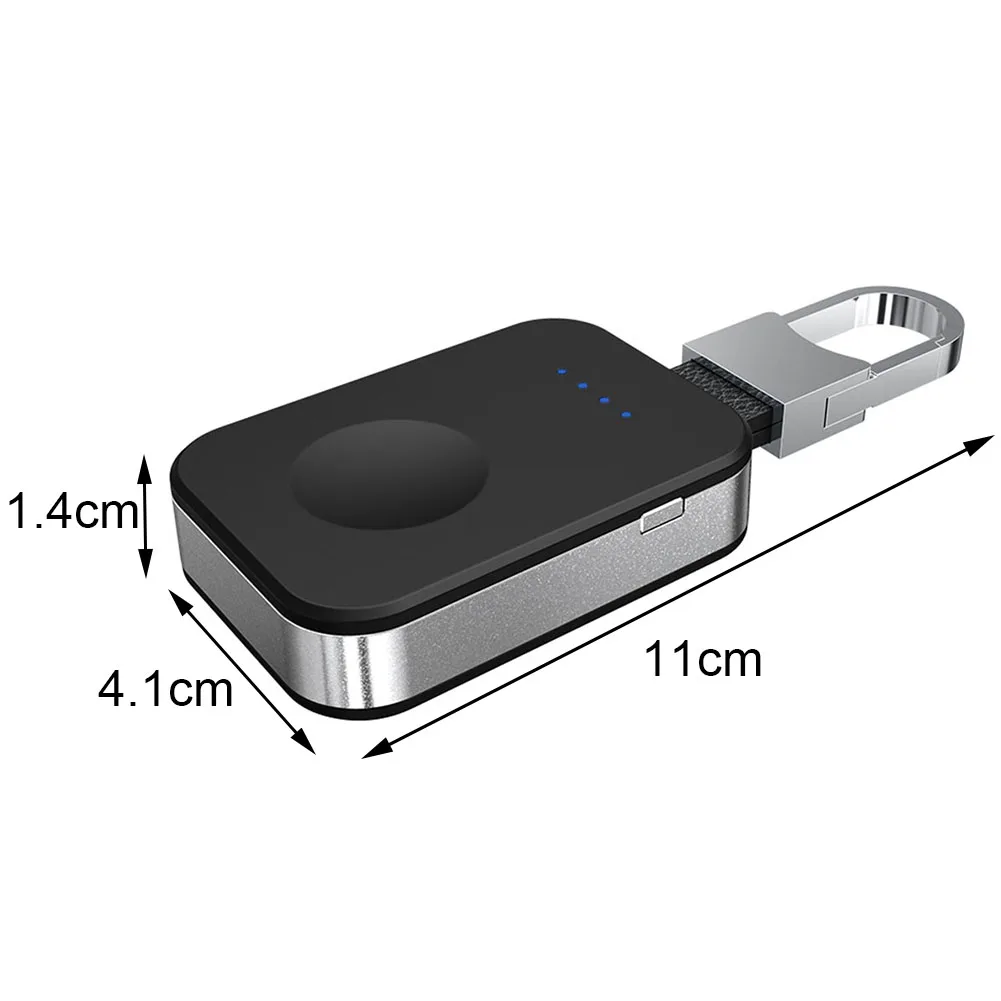 Дорожная Зарядка Док-станция Подставка банк питания карманный размер портативный мини брелок Беспроводное зарядное устройство Быстрый открытый