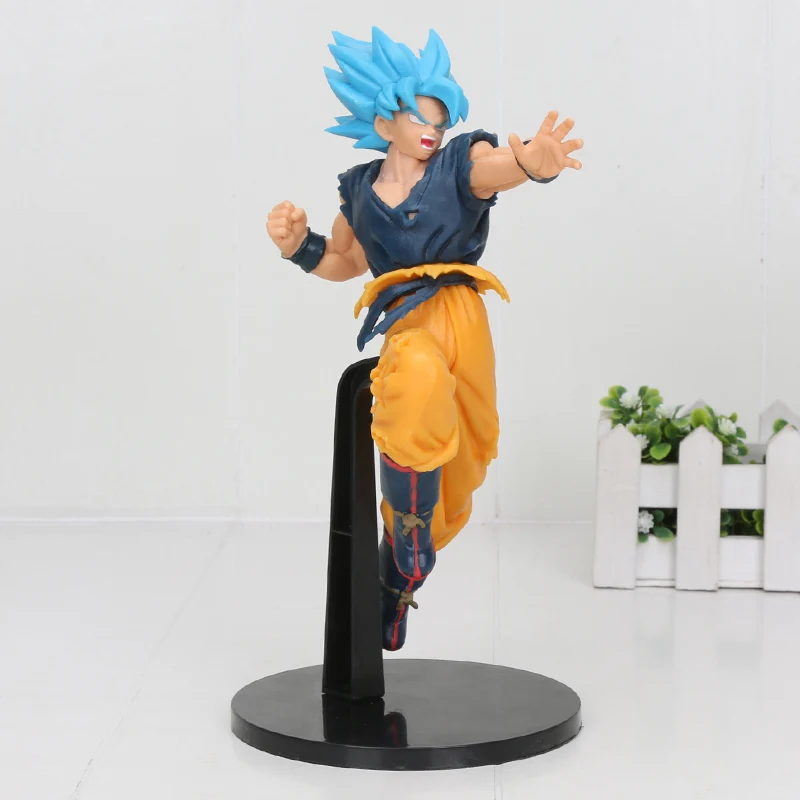 Фигурка Broli супер Потрясающие солдаты персонаж из фильма Broly blue hair Dragon Z gogeta