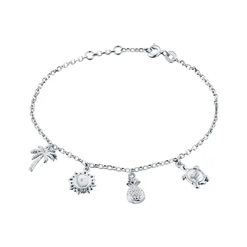 

Bracelet silver diamond e0601br08180300