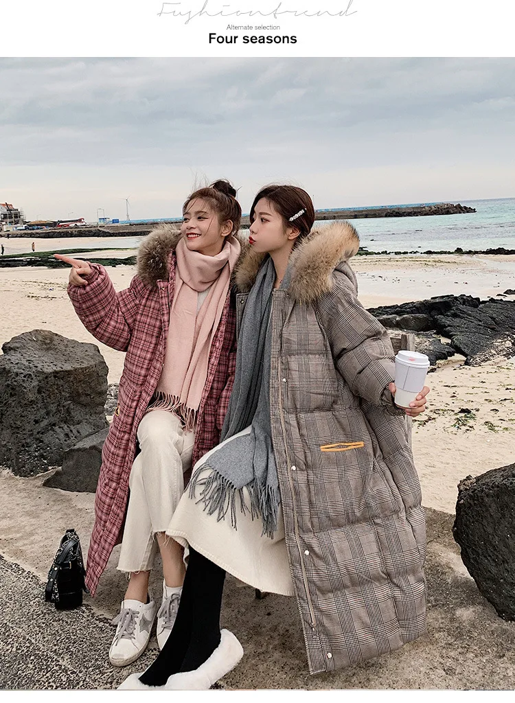 Длинная одежда размера плюс, парка Manteau Femme Hiver Puffer, зимняя куртка Harajuku, Женские топы и блузки, женские пальто, парки YL187