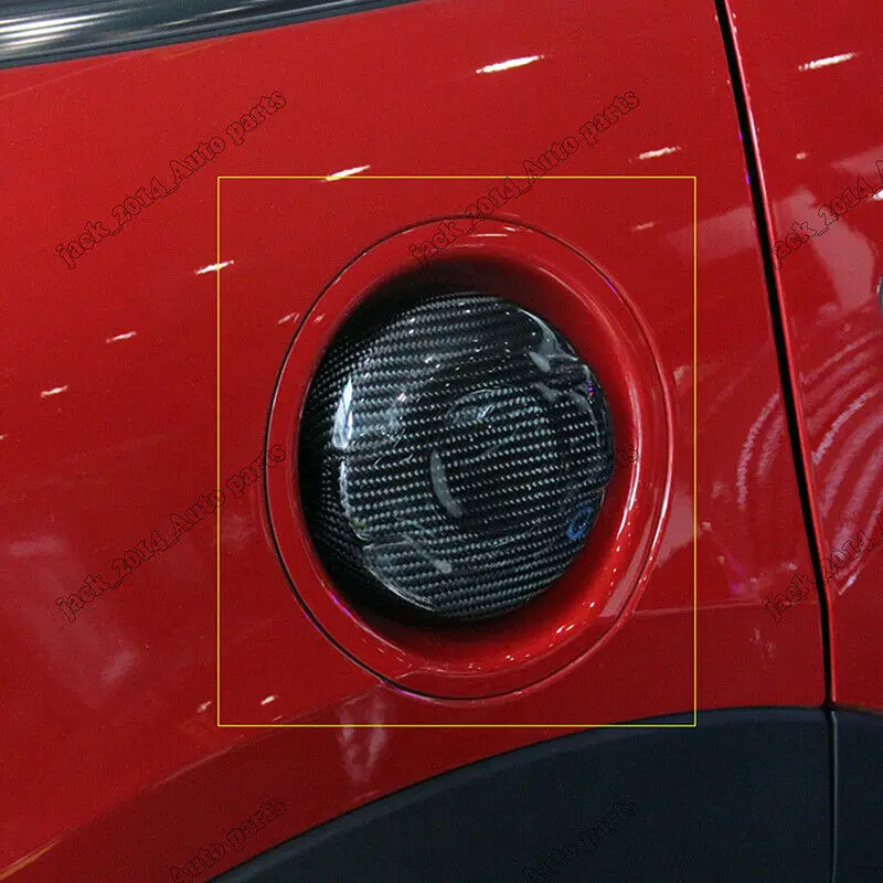 

For BMW Mini Cooper F55 F56 Real Carbon Fiber Side Fuel Tank Cap Cover Replace